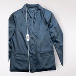 Endless Rose  Black Satin Single Breast‎ Blazer Jacket Size XS Photo 7