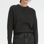Everlane Donnegal Cashmere Shrunken Sweatshirt in Charcoal Photo 0