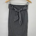 Maeve Anthropologie  Bodycon Pencil Knit Mini Skirt Gingham Checked Womens XS Photo 0