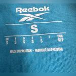 Reebok  Women's Bold Cyan Training Identity Classic logo Pocket T-Shirt|Size:S Photo 7