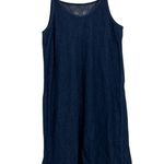 American Vintage Vintage Y2K Denim Floral Midi Dress Size 8 Fairycore Whimsical Early 2000s Photo 1