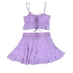 Free People  Mini Skirt Set Photo 8