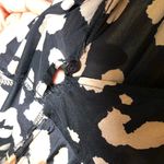 ZARA Woman 100% Silk Vintage Style Cheetah Wrap Dress Size L Photo 7