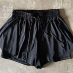 SheIn Black Flowy Shorts Photo 0
