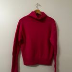 Aritzia Wilfred Luxe Hot Pink 100% Cashmere Sweater Photo 5