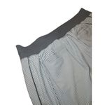 Athleta Women 20 Brooklynâ Textured 16" Skort Gray White Straped Athletic Skirt Photo 5