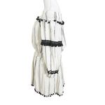 Tularosa  Jacqueline Tunic Mini Dress Ivory Striped Tribal Revolve Womens Size XS Photo 2