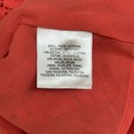 Moulinette Soeurs Anthropologie Shirt Womens 2 Red Lace Peplum Preppy Feminine Photo 7