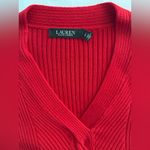 Ralph Lauren Lauren  Black Label Sweater Cable Knit Large Long Sleeves Stretch Photo 3