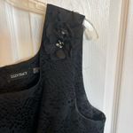 Ellen Tracy  Black Textured Mini Dress Photo 2