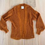 Abercrombie & Fitch Cardigan Sweater Brunt Orange Size Small Photo 0