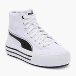 NEW  Kaia 2.0 Mid Top Sneaker (Women) Color: Puma White-Puma Black Photo 0