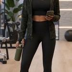 Lululemon  Camo Full Zip‎ Hoodie Size 12 | Athleisure | Gorpcore | Casual Luxe Photo 0