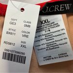 J.Crew NWT Heritage Scoop Neck Bikini Top Size XXL Red Retro Swim Beach Classic Photo 2