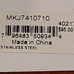 Michael Kors Logo Locket Gold Stud Earrings Photo 6