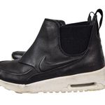 Nike  Air Max Thea Mid Black Sail Leather Womens Sneaker Boots 9 Photo 0