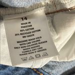 Aeropostale Blue Jean Mom Shorts Frayed Hem Size 14 Photo 4