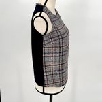 Bar III Sleeveless Top Blouse Plaid Dark Blue Size 0 Photo 4