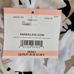 Anne Klein  Khaki Multi Floral Ruffle Sleeve Workwear Shift Dress Size 2 NWT Photo 7