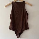 SKIMS NEW!! Fits Everybody High Neck Bodysuit in Cocoa Brown Photo 2