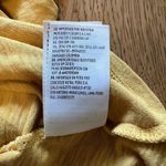 American Eagle  Yellow‎ Cropped Tank Size Small Button Front Boho Peasant Hippie Photo 8