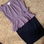 Enfocus Studio  navy & purple dress size 8 Photo 0