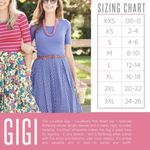 LuLaRoe Gigi size medium women's all over Christmas yorkie print holiday themed Photo 8