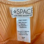 l*space L* Sirena Dress Size Small Mini Ribbed Cantaloupe Beach Resort Vacation Photo 4