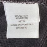 Woman Within OVERSIZED FLORAL GRAPHIC BLACK TEE NWT  Photo 3