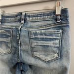 1115 Wheel Jeans Vintage Low Rise Skinny Size S (27x29) Distressed Stretch Blend Blue Photo 5