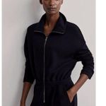 Anthropologie x Varley Jessie Jumpsuit in Black Medium Long Sleeve Lounge Jogger Photo 2