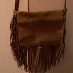 American Eagle Fringe Brown Crossbody Bag Photo 0