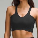 Lululemon Bend This V and Racer Bra A-C Cup Black Size S/M 8-10 NWT Photo 0