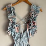 Petal and Pup NEW  Women's Lucah Frill Shoulder Maxi Dress Large Photo 5