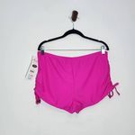 Catalina  Pink Tropical Print Bikini NWT Size 1X Short and Bandeau Bikini Set Photo 4