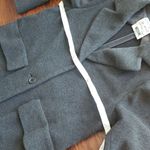 Moschino Vintage 90s  Charcoal Gray Cashmere Wool Chic Feminine Quiet Lux Size 6 Photo 4