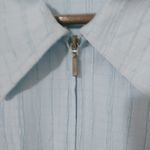 infinity  XL Sky Blue Zip Tunic Top Plus Photo 11