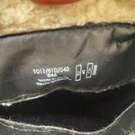 ZARA  Black Leather Knee High Boots with Shearling NWOT Size 40 / 9 Photo 9