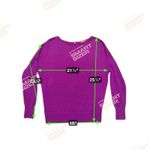 Nordstrom Collection Purple Silk Cashmere Blend Sweater Size S Photo 7