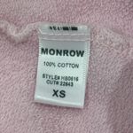 Monrow Watercolor Ombré Sweatpants Potassium Spray Back Yoke Bubblegum Pink XS Photo 11