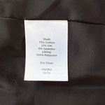 Talbots  The Grace Fit Double Breasted Ribbed Blazer Jacket Cotton Silk Black, 14 Photo 11