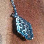 Sky Blue Topaz Stainless Steel Necklace Photo 3