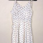 Romwe NWT  Women’s Floral Print Tie Shoulder Defined Waist Ruffle Hem Mini Dress Photo 0