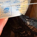 Bloomingdales  Lingerie Vintage Black Lace Bustier Bodysuit Strapless NWT Size 32 Photo 13