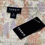 Torrid NEW  Floral Babydoll Challis Corset Top Cottagecore Milk Maid Garden 3X Photo 7