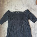 Torrid  Black Off-Shoulder Sheath Lace Dress SIZE 30 Photo 1