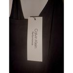 Calvin Klein  Performance Dress Racerback Tank Black Athleisure Size L‎ Photo 4