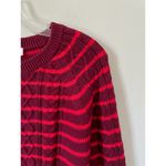 Gap  Striped Pullover Cotton Heavy Sweater Red Size Small NEW with tags Photo 2
