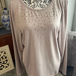 Victoria's Secret Victoria’s Secret size XL gray top with sequins Photo 0