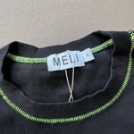 Meli. Contast Stitch Ribbed Top Photo 2